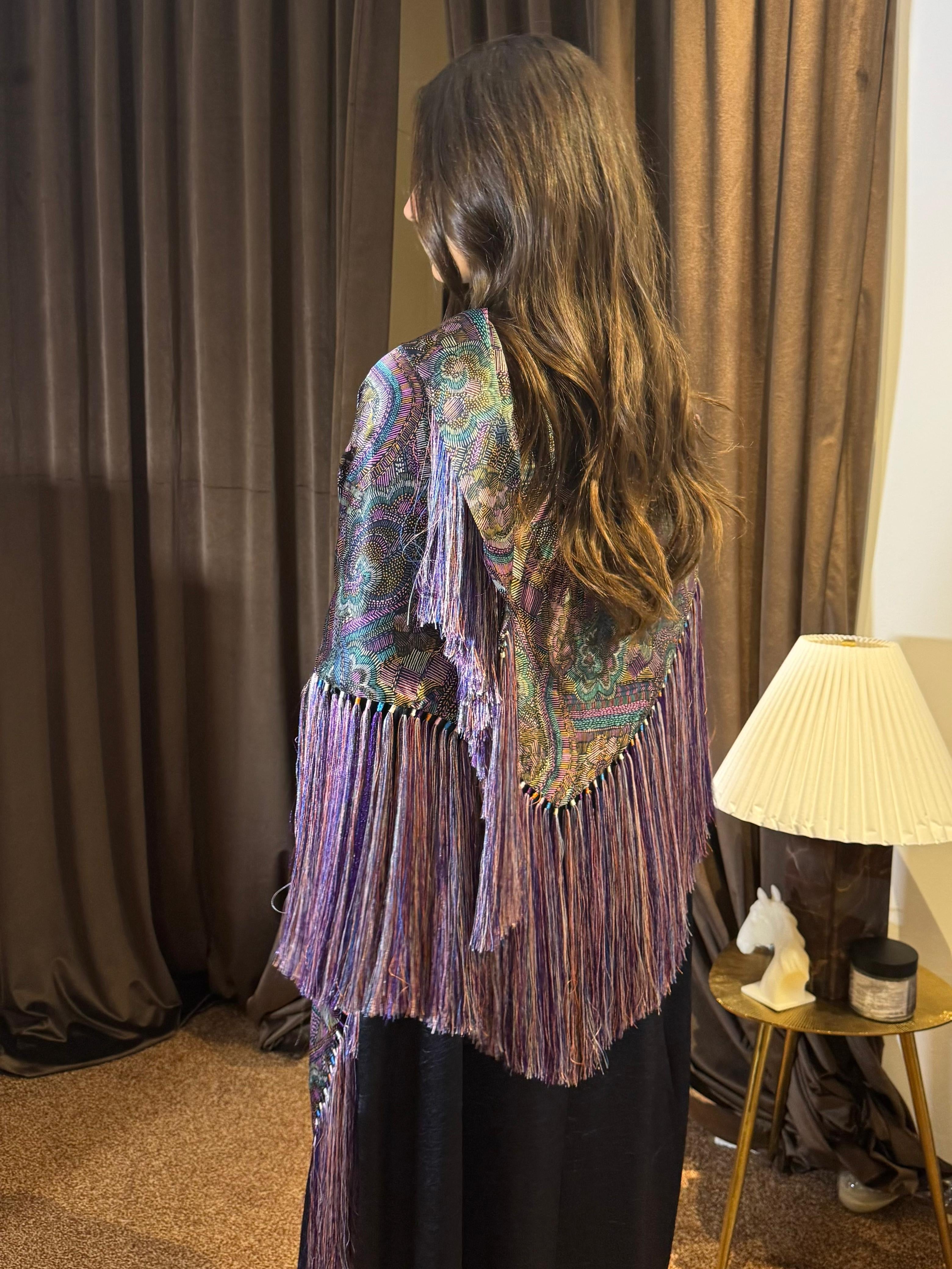 The Hand Finished Tassel Scarf